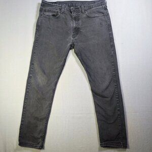 Levi's 512 jeans men's size W36 L30 medium washed grey slim taper